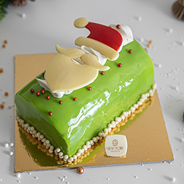 Pistachio Christmas Log